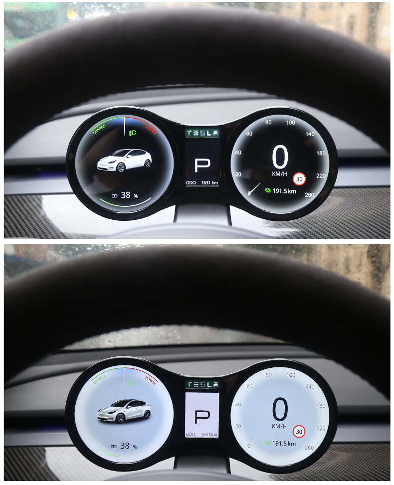 特斯拉仪表盘适用21款teslamodel3 modely仪表 原车款液晶仪表盘选配