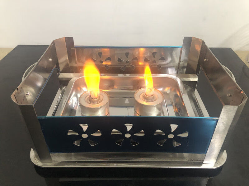 环保油小火锅燃料罐外卖烤鱼固体酒精灯加热燃油酒精炉酒店用家用三头