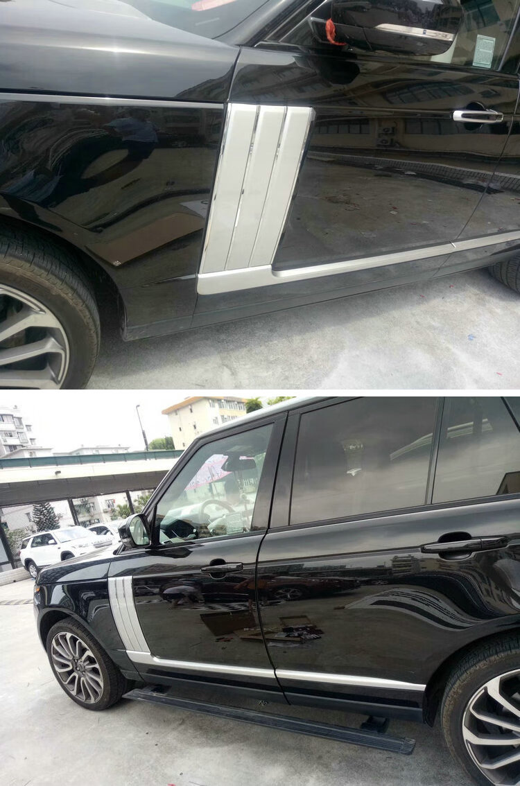 适用于路虎揽胜行政版鲨鱼鳍1321行政鲨鱼腮鳃网前后杠车门尾门饰条亮