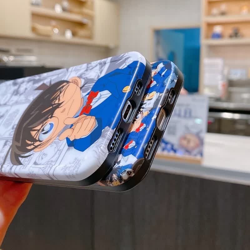 侦探柯南适用苹果12手机壳11全包13pro硅胶13防摔壳满屏柯南iphone13