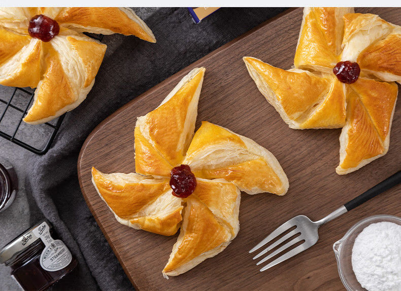 法式酥皮 安特鲁七哥黄油酥皮半成品拿破仑家用烘培原料 黄油酥皮450g