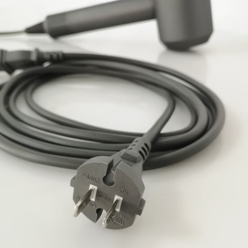 适配于戴森吹风机延长线电源线加长增长线转换线两插英规原装电线05米