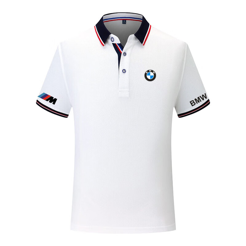 世界名品汽车2022夏季bmw宝马衣服polo衫男士短袖翻领上班服棉工作服