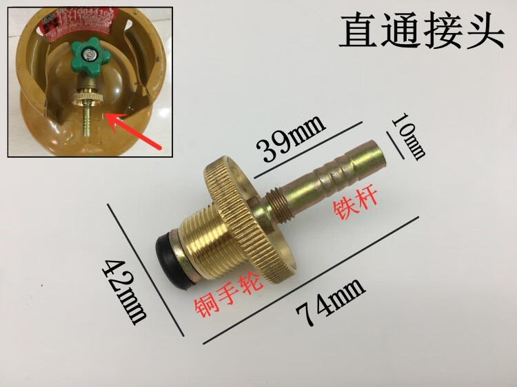 煤气罐接头安装图解图片