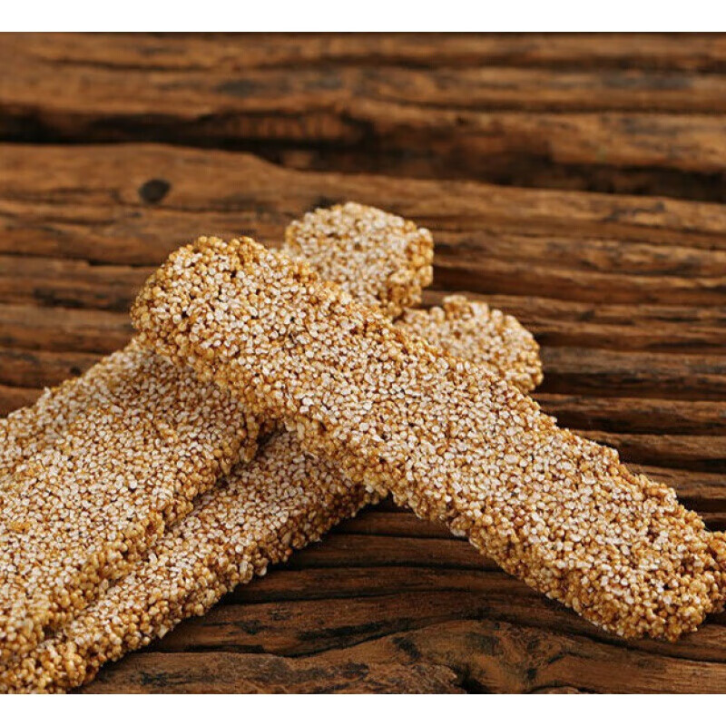 野生谷子米花糖千穗谷籽粒苋小米酥脆零食炒米糖膨化怀旧老式酥糖 4袋