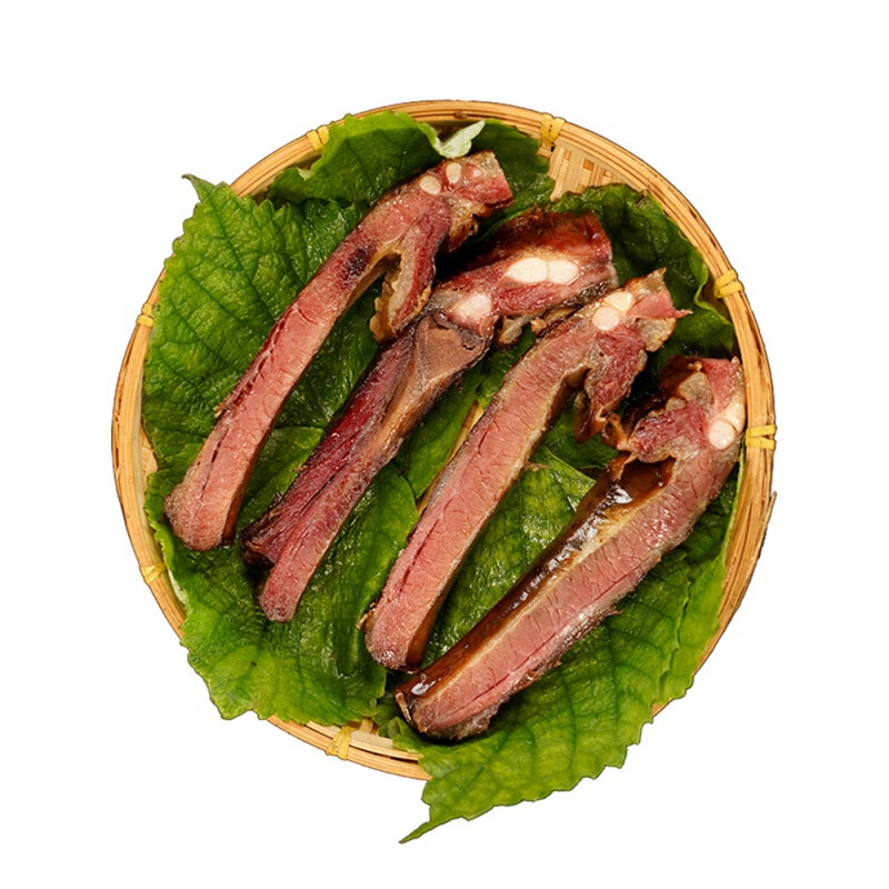 咸排骨烟熏咸肉自制四川重庆特产非贵州丽江柴火烟熏腊排骨500g无大骨