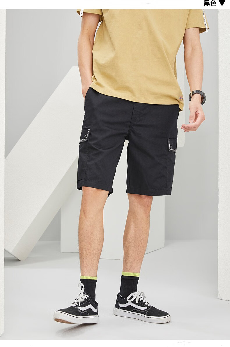 【商场同款】dickies短裤 女2022春夏休闲运动下装短裤010213 军绿色