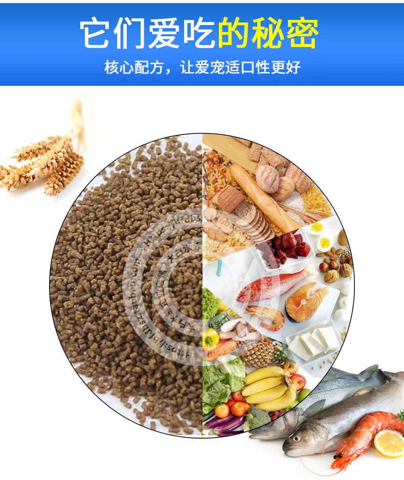 三湖慈鲷萨伊蓝七彩埃及神仙鱼食异形鱼饲料主食大蒜素浆果大蒜xl号