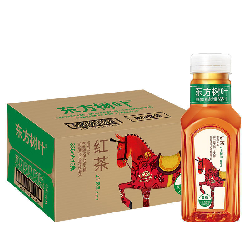东方树叶龙井新茶335ml15瓶茶饮料整箱装多种口味红茶