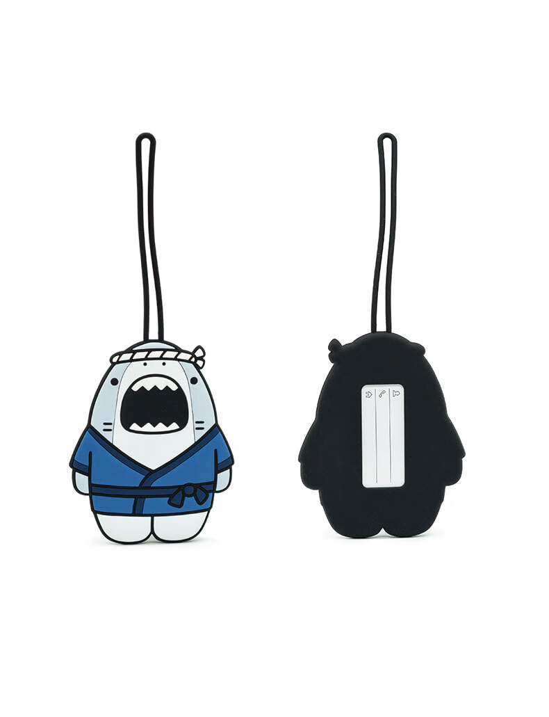 鲨鱼君杯缘公仔日本same-z硅胶行李牌 行李吊牌 登机牌【图片 价格