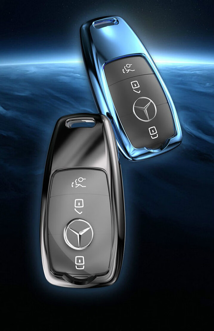 左一仁适用于2021款奔驰gls450车钥匙套gle450/350大奔s320包扣壳