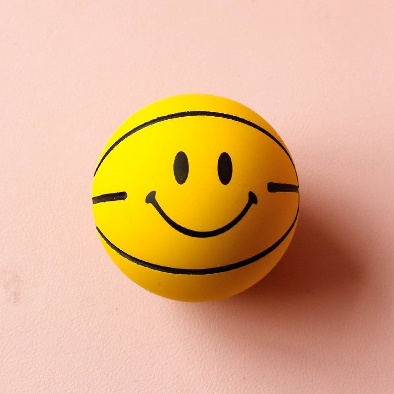 儿童迷你小篮球拍拍皮球幼儿园婴儿宝宝弹力球宠物狗玩具男孩解压粉色