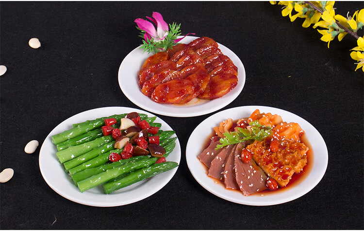 仿真食物中餐菜品模型食品仿真假菜影视拍戏样品摆设舞台表演道具金色