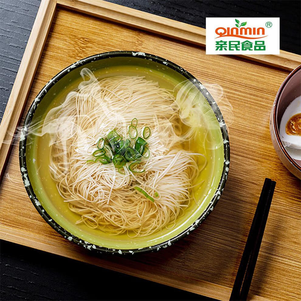 亲民有机 龙须挂面细面条老味原味南瓜菠菜胡萝卜大豆360g 有机菠菜