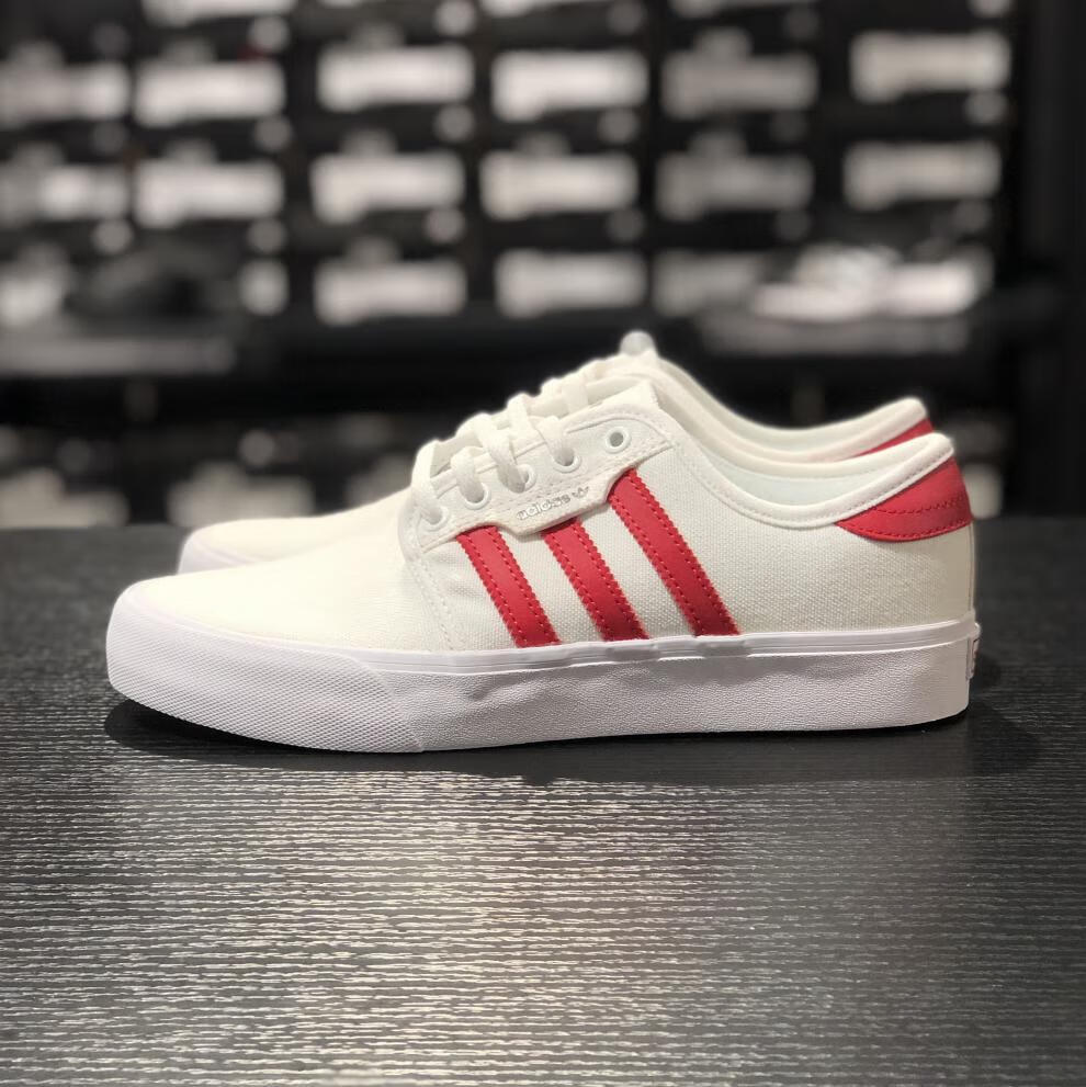 阿迪达斯三叶草seeleyxt男子休闲鞋小白鞋板鞋h67790白b仓41