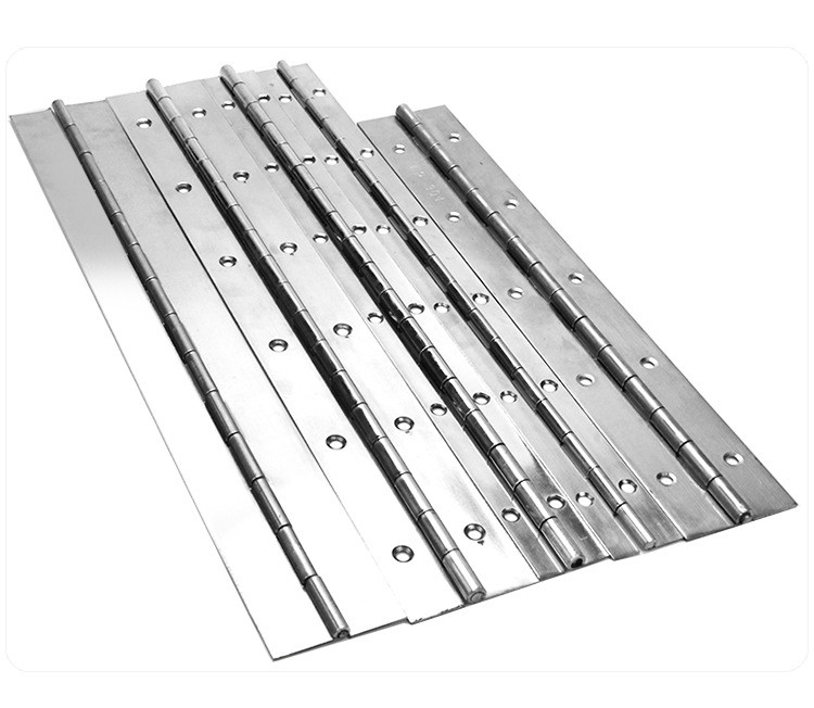铁201304316不锈钢长合页金色排铰长排合页钢琴铰链条加长柜门展开