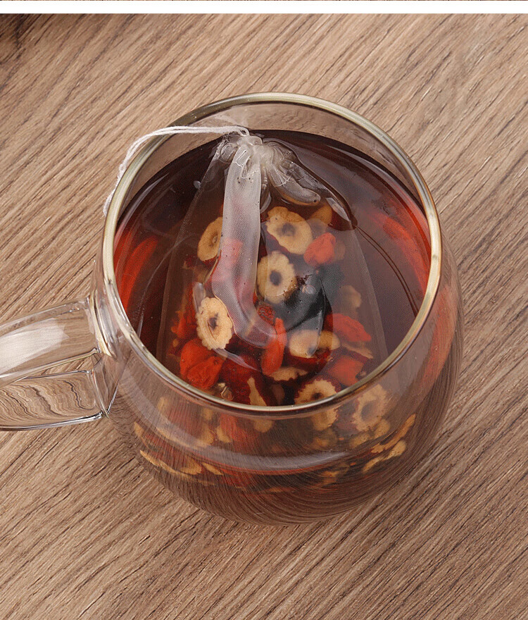 中药袋泡茶包100个食品级尼龙茶包袋一次性泡茶袋茶叶包泡花茶过滤袋