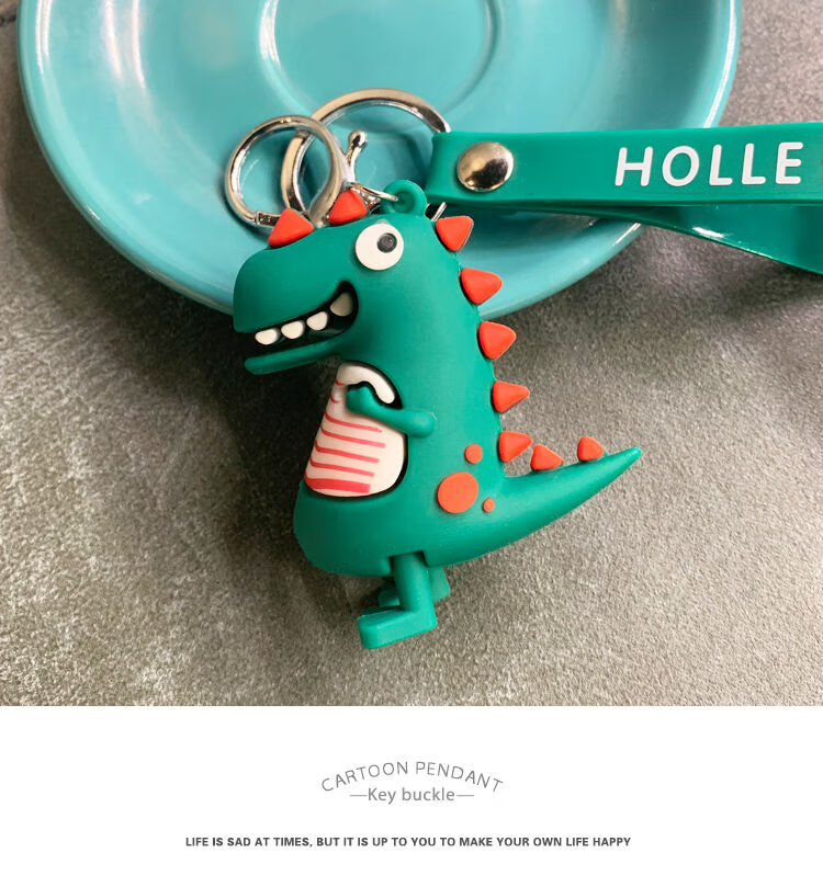 jpntky服饰配件新品小恐龙挂件可爱小恐龙汽车钥匙扣包挂件创意礼物