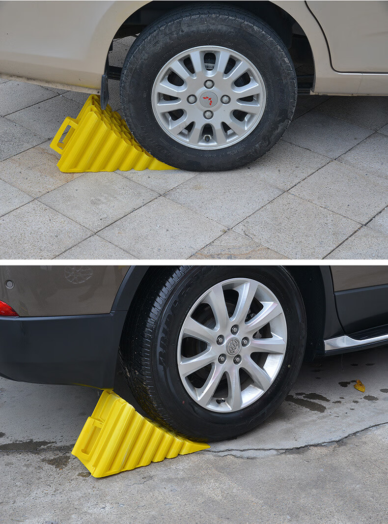 塑料止退器三角木汽车防倒退止滑器车轮定位器斜坡防溜垫限位车挡大号