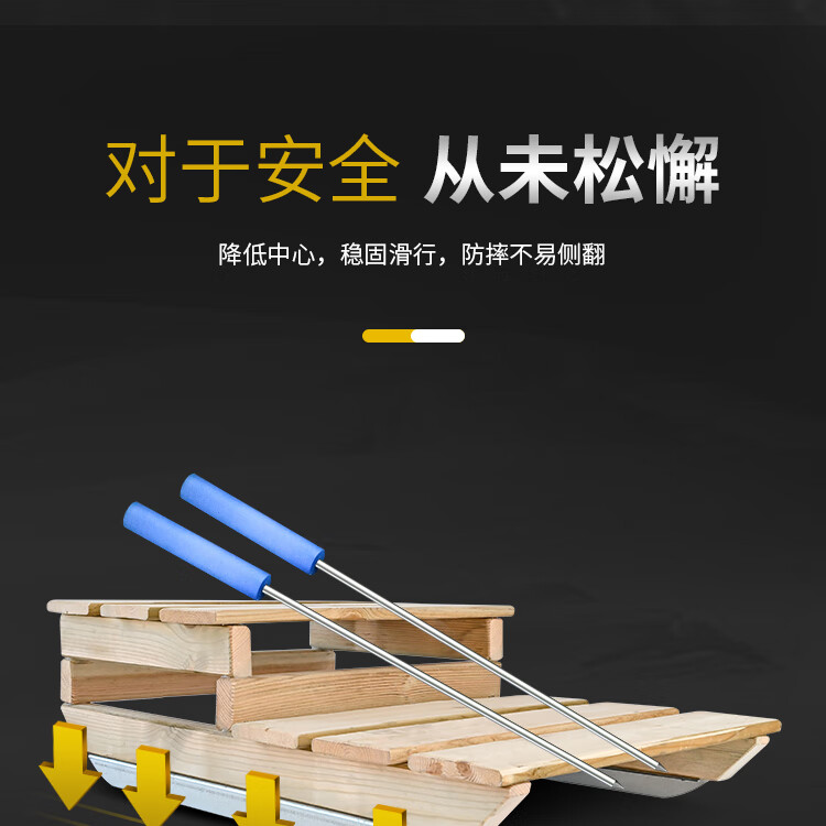 木冰车户外儿童滑冰车怀旧实木玩具冰刀成人老式木质冬季冰爬犁 木质