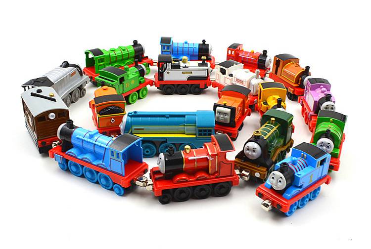 托马斯玩具磁铁磁力连接托合金马斯小火车托比高登詹姆斯玩具栗色查理