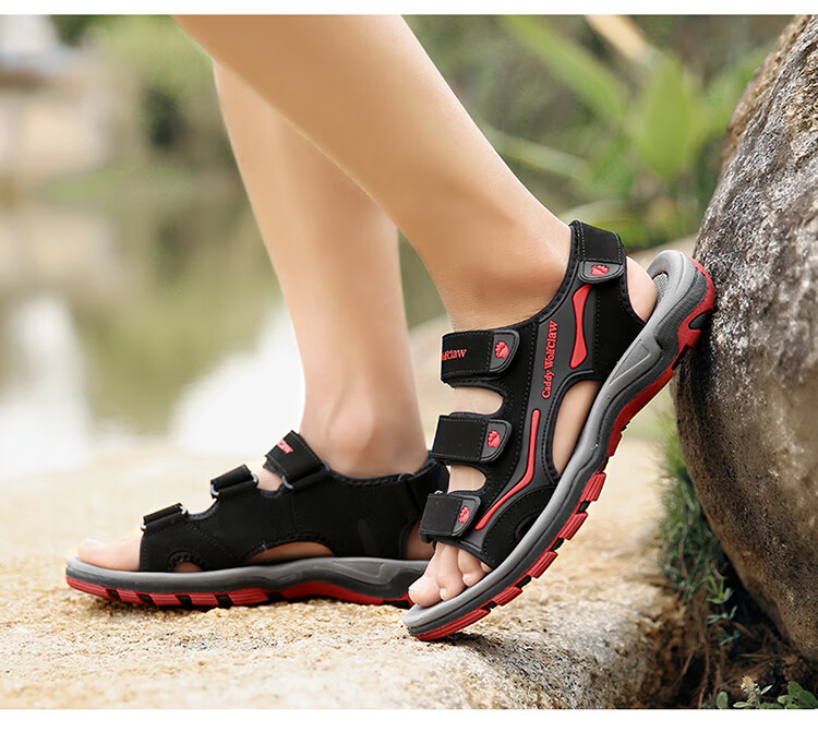 男孩凉鞋10-15岁男童凉鞋夏季10中大童12男孩脚胖宽沙滩鞋初中学生15