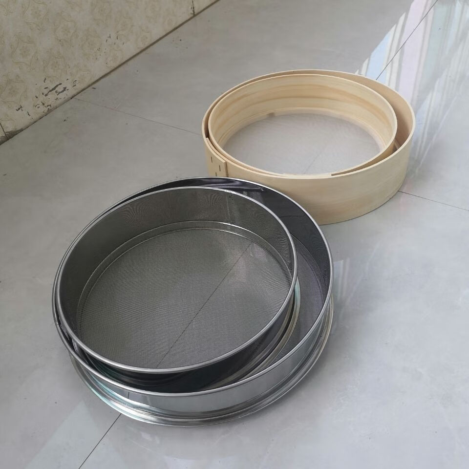 花行 筛子面粉筛面筛子芝麻筛超细面粉筛木筛子圆箩面筛子柳木手工