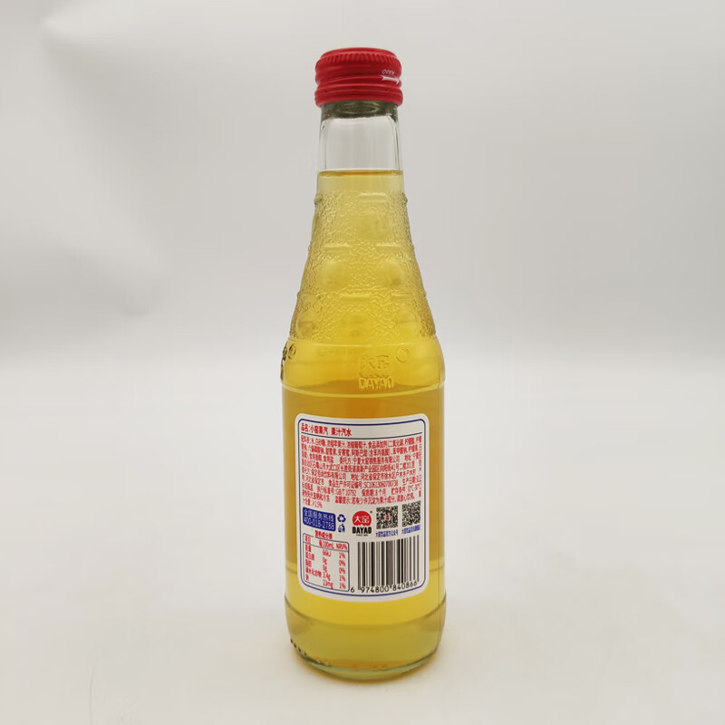 小窑果汽 大窑小窑果汽蜜桃荔枝复合风味果汁汽水275ml玻璃瓶装碳酸