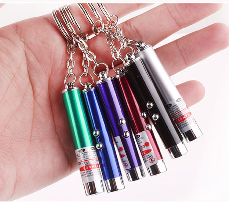 usb激光逗猫棒逗猫激光笔镭射笔激光灯沙盘灯猫咪玩具用品纽扣电池款