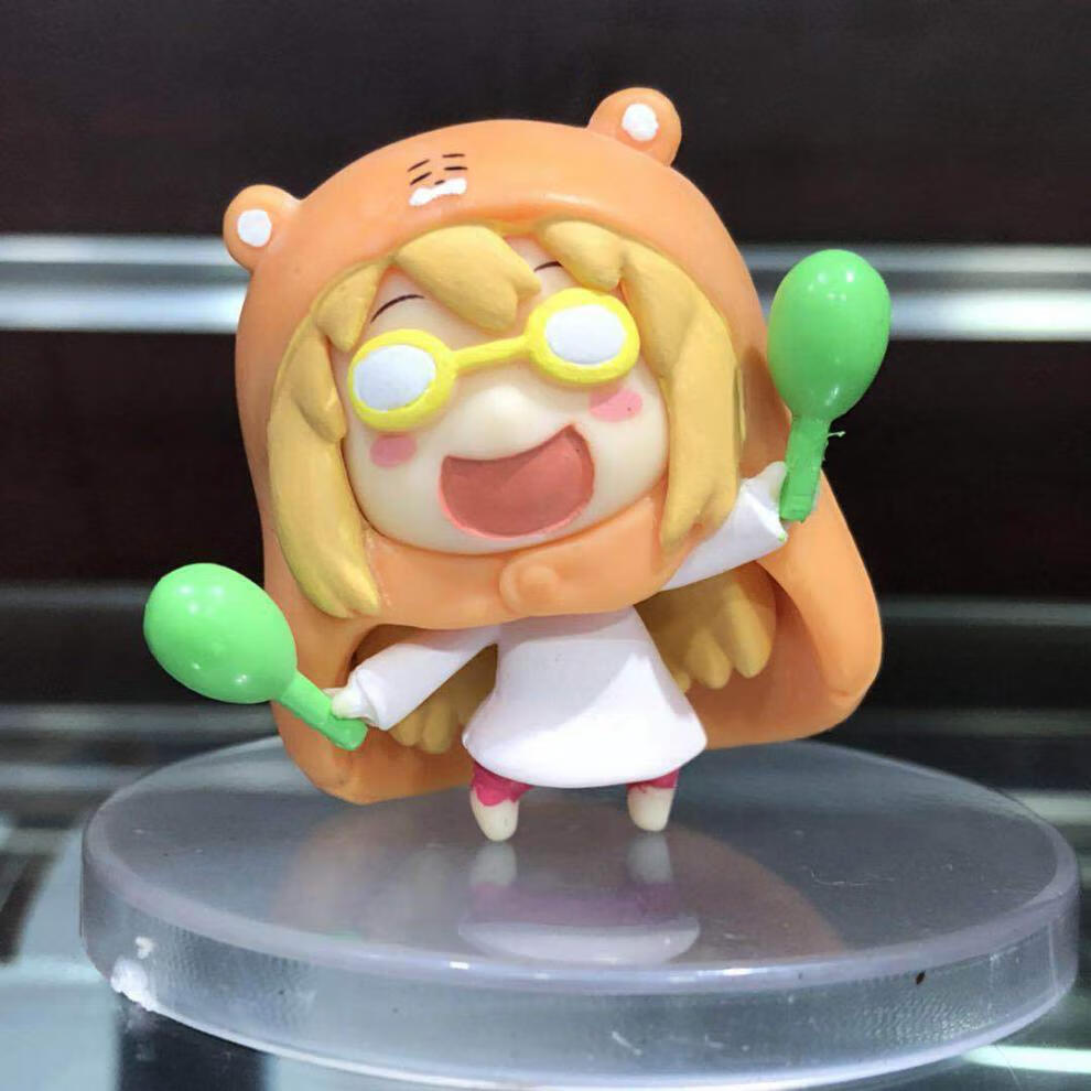 干物妹小埋手办土间埋q版盲盒公仔可动换脸模型可爱机箱摆件周边 3款