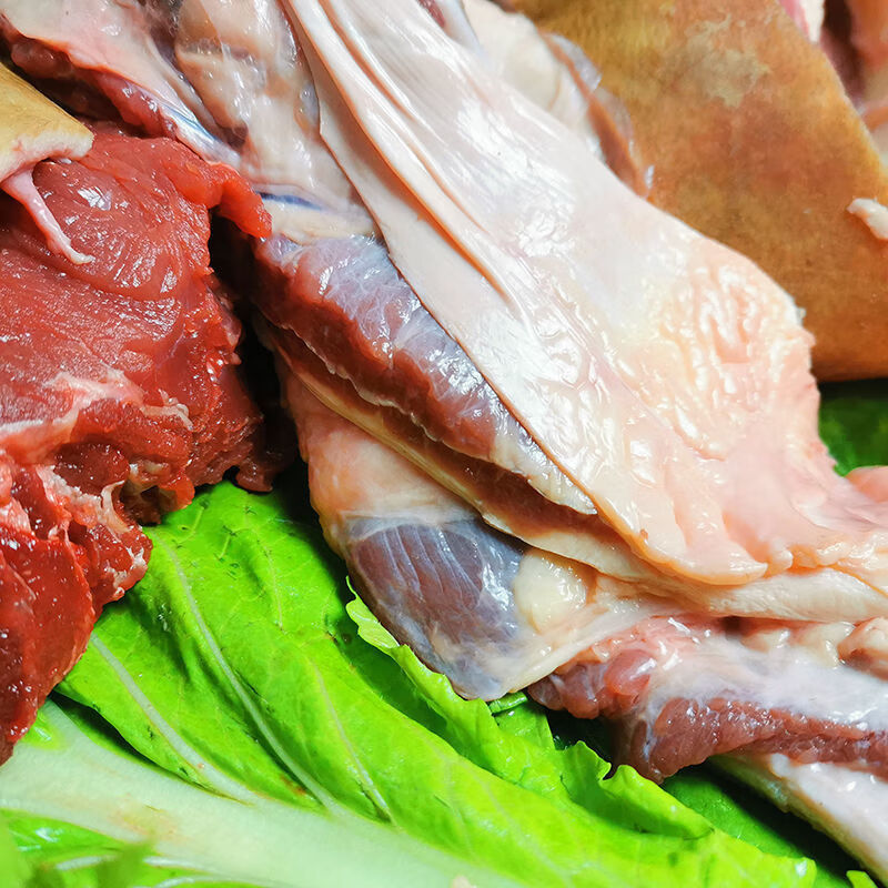 广纳力驰新鲜带皮牛腩肉农家散养现杀黄牛带皮牛肉牛后腿肉冷冻黄牛肉