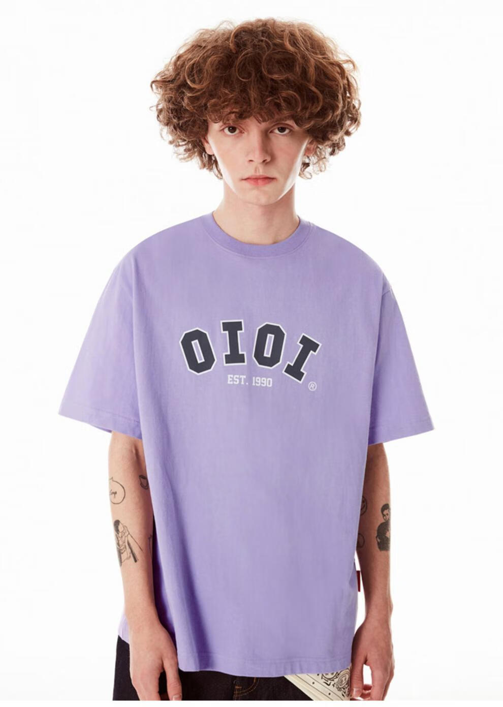 正确版本韩国潮牌5252oioi短袖t恤圆领纯棉女夏季ioio学生oioit正肩