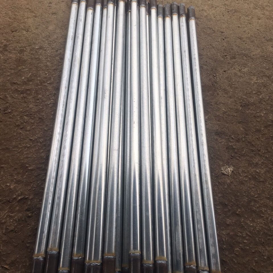 定制适用小型打井机钻杆民用便携式手持式钻井机普通铁管锥杆钻杆12寸