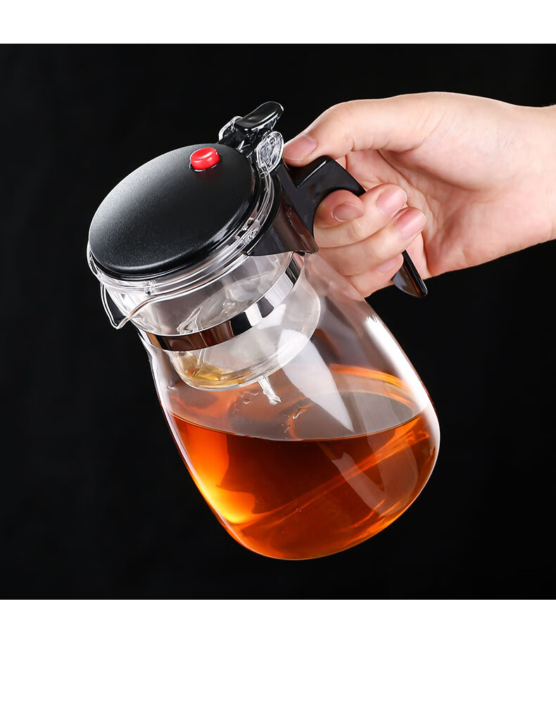 玻璃泡茶壶飘逸壶耐高温茶水分离家用大容量套装加厚过滤冲茶器过滤泡