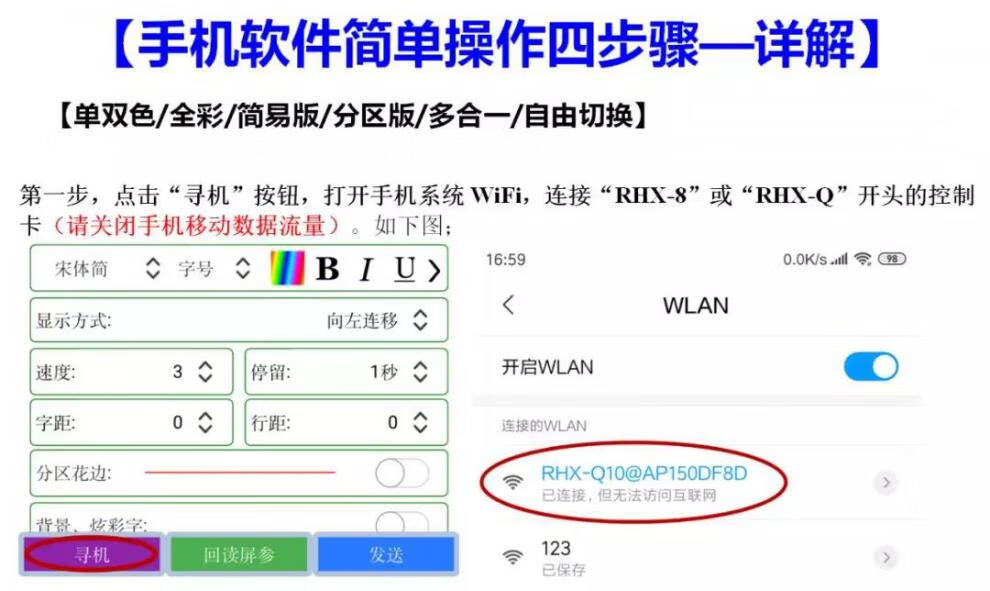 led显示屏瑞合信wifiu盘控制卡rhx864wu3200128wu1600256wurhx512wu