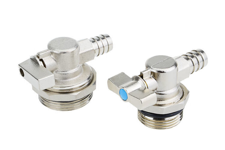 暖气放水神器地暖分水器放水阀门地热放水阀1寸6分排水阀dn25全铜暖气