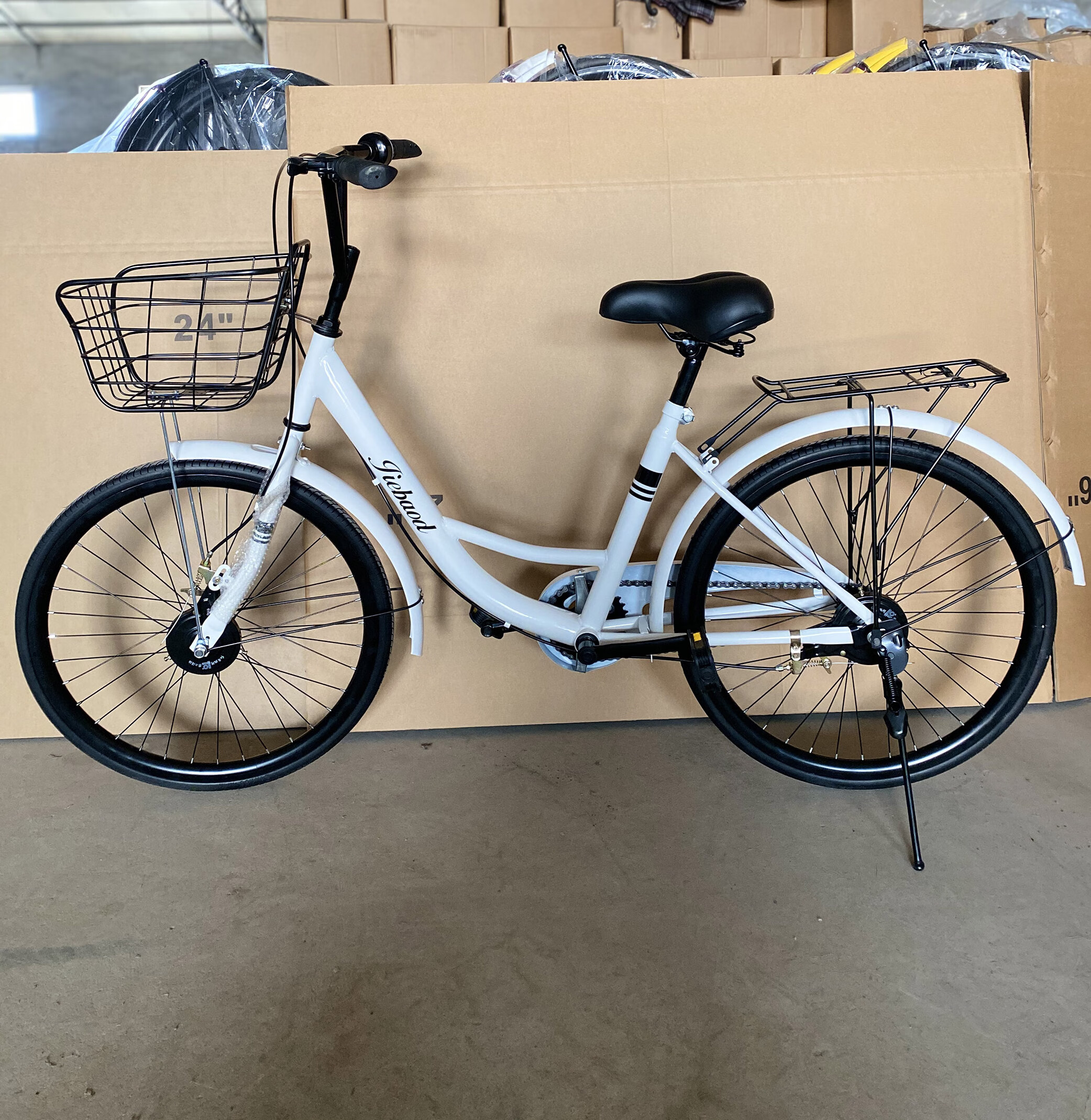 自行车 实心胎 女生自行车 24寸26寸实心胎免充气自行车男女学生单车