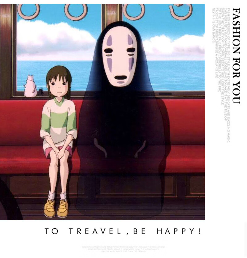 无脸男面具千与千寻无脸男面具cos服套装儿童衣服万圣节全脸恐怖动漫