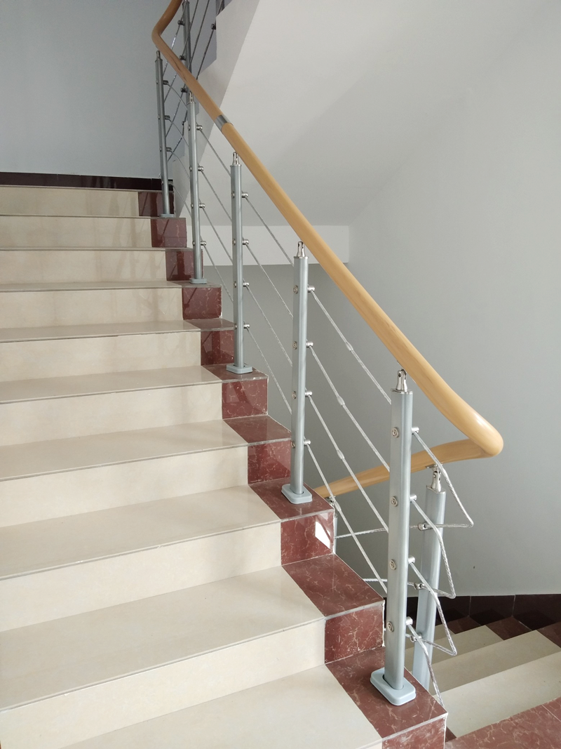 楼梯扶手 楼梯扶手护栏栏杆家用简约现代室内围栏实木pvc阳台别墅复式