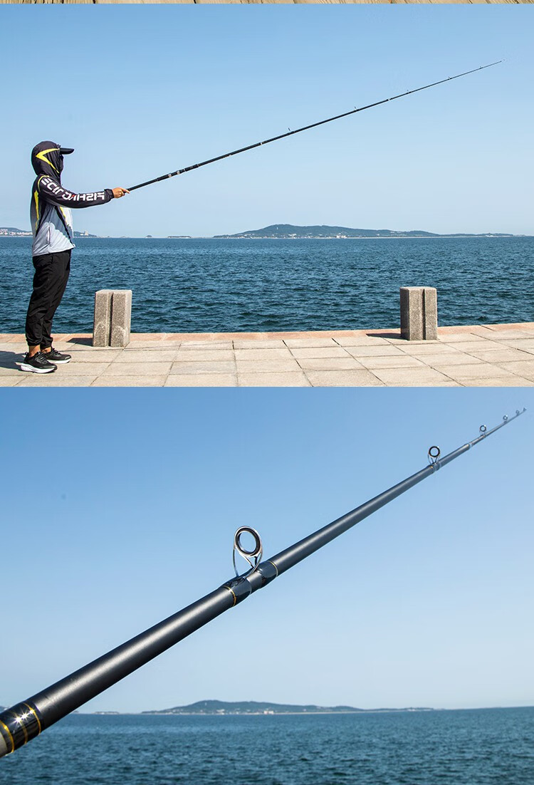 生态同款锚竿裸杆轻锚竿竿三节超硬巨物锚杆路亚鲈