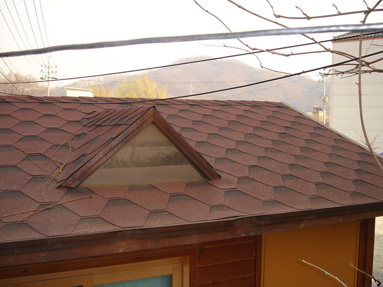 倘沭湾 菱形马赛克沥青瓦片油毡瓦屋面瓦阳光房别墅瓦屋顶防水隔热 顶