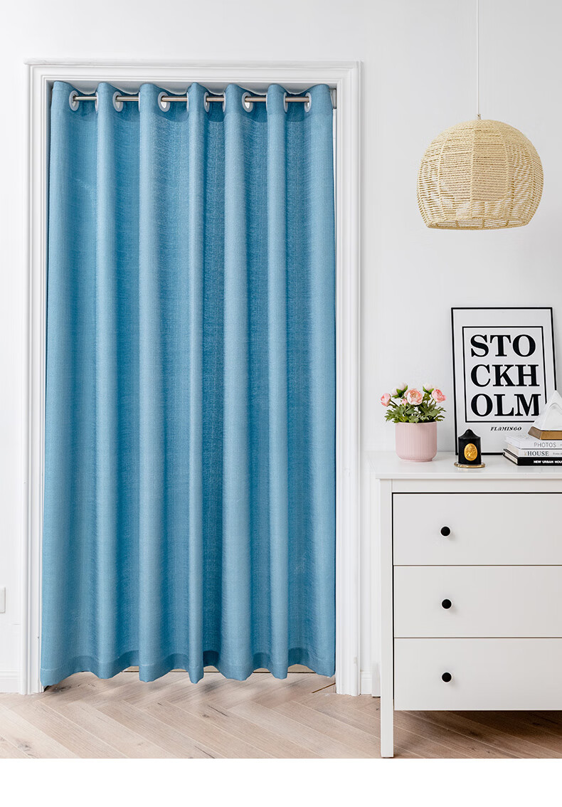 空调房门帘门帘隔断帘免打孔安装卧室房间分割隐私客厅空调帘子窗帘不