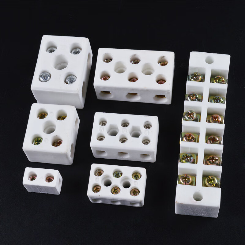 高温陶瓷五孔接头接线端子连接器头高频瓷5眼瓷接头连接器大功率6位