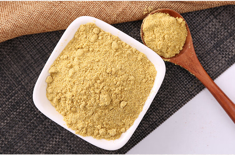 黄芥末粉纯芥末凉菜凉皮调料500g黄芥末籽粉小吃【图片 价格 品牌
