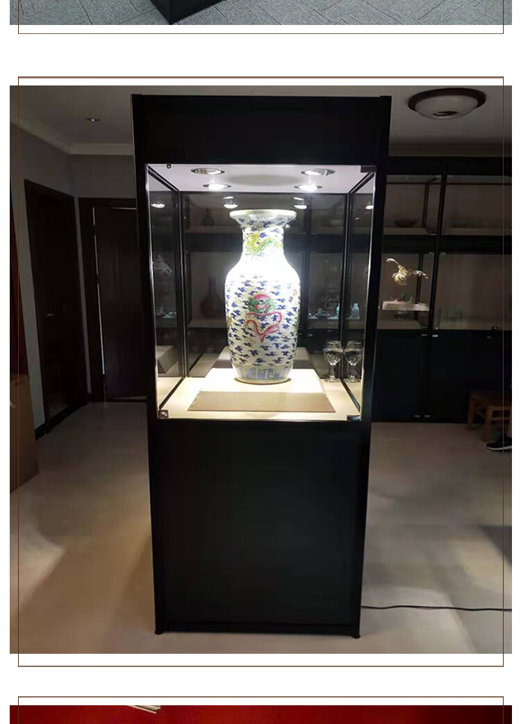 收藏柜古董收藏品展示柜博物馆玻璃展柜文物珠宝瓷器摆件陈列柜文玩