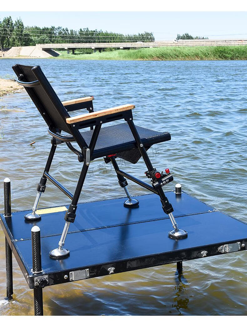 连球钓椅多功能全地形可躺新式钓鱼椅超轻便携折叠野钓筏钓椅欧牧马人