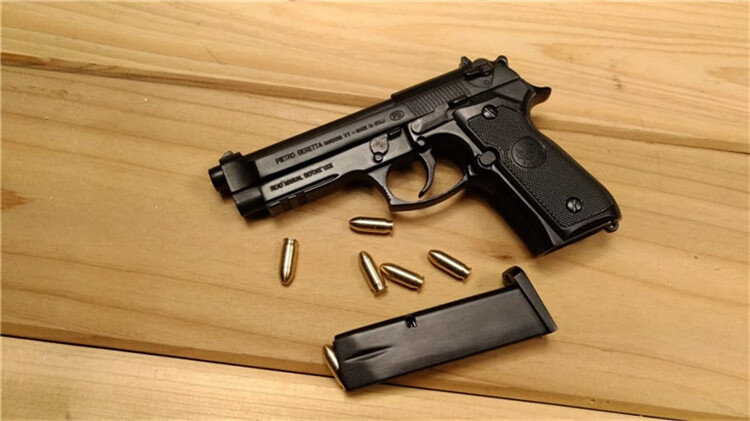 伯莱塔92f仿真模型1205伯莱塔m92f金属仿真模型可抛壳儿童玩具手抢不