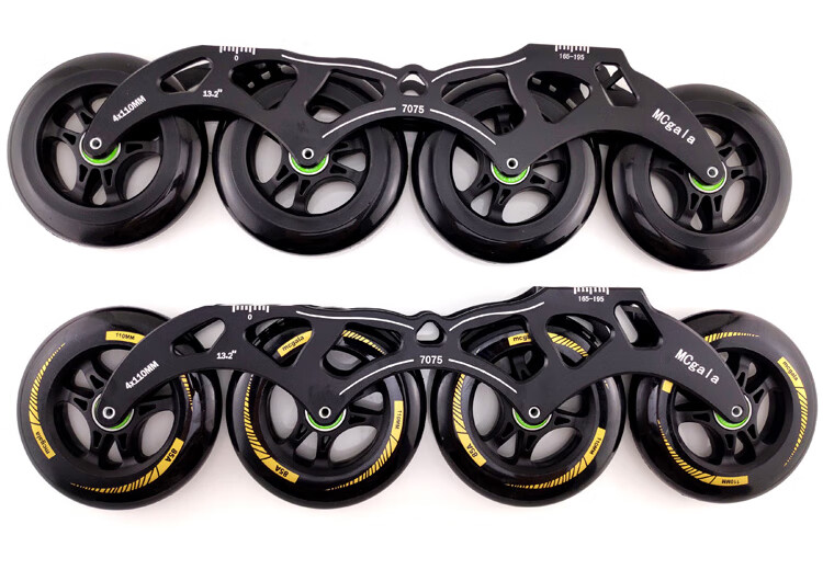 速滑刀架速度轮滑鞋竞速鞋支架4*100轮滑鞋架4*110四轮下鞋4*90速滑