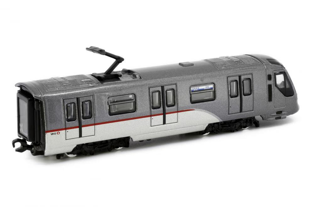 万代儿童玩具地铁列车超长合金模型 mtr港铁 红碪机场快线站场景 客运