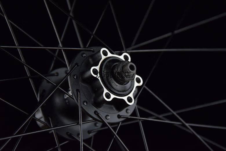 寸自行车后轮总成自编轮组轮组m475花鼓 自行车轮组26寸 山地车轮组